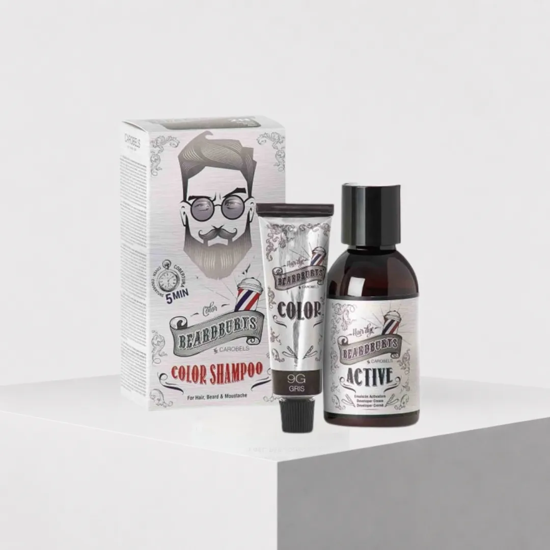 Beardburys gray hair tinting shampoo 9G