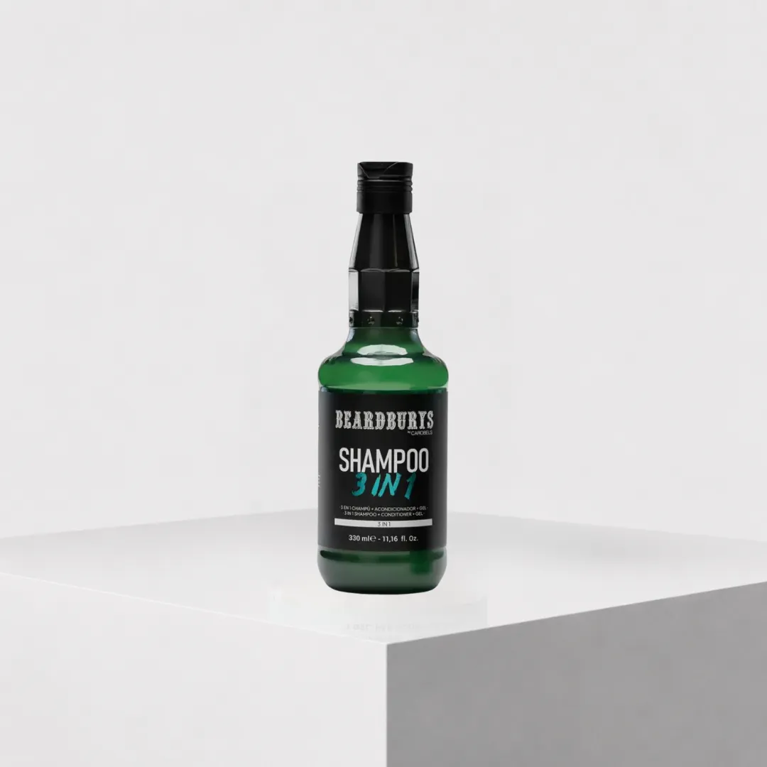 Šampūnas, dušo gelis ir kondicionierius Beardburys 3in1