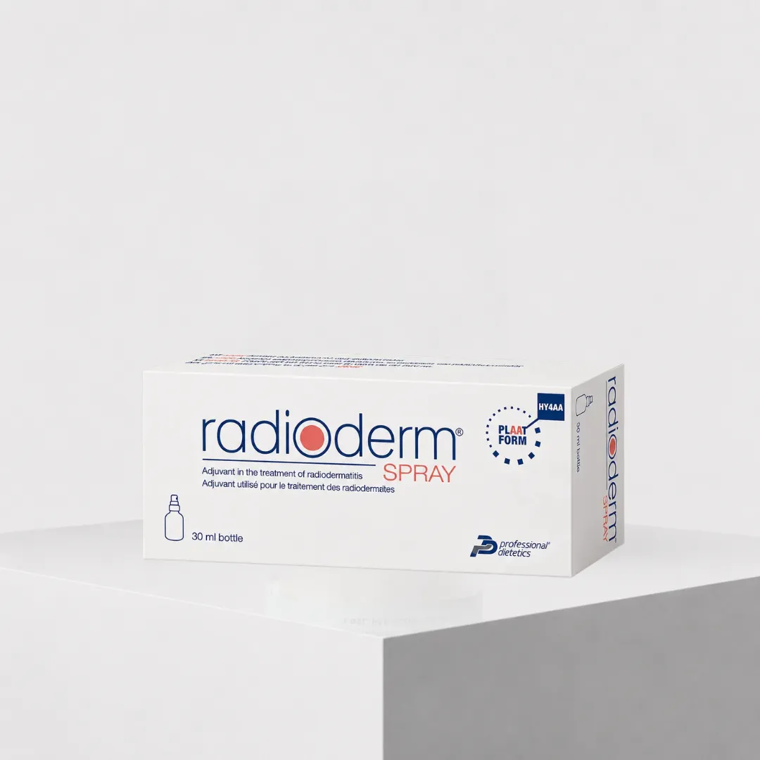 Spray for radiotherapy-induced lesions Mucosamin Radioderm