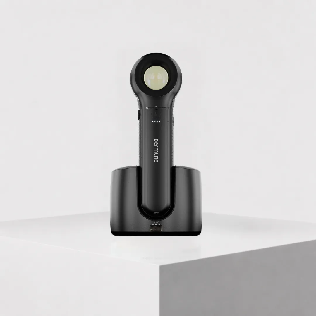 Dermatoskopas su AI DermLite DL5 Plus